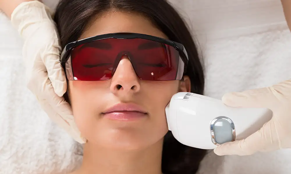 اندازه مو برای لیزر​ صورت