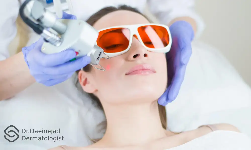 اندازه مو برای لیزر​ 