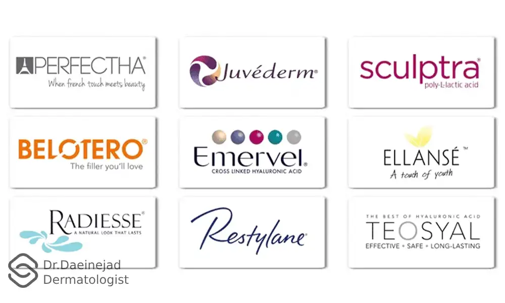 اسم برند فیلرهای موجود در بازار