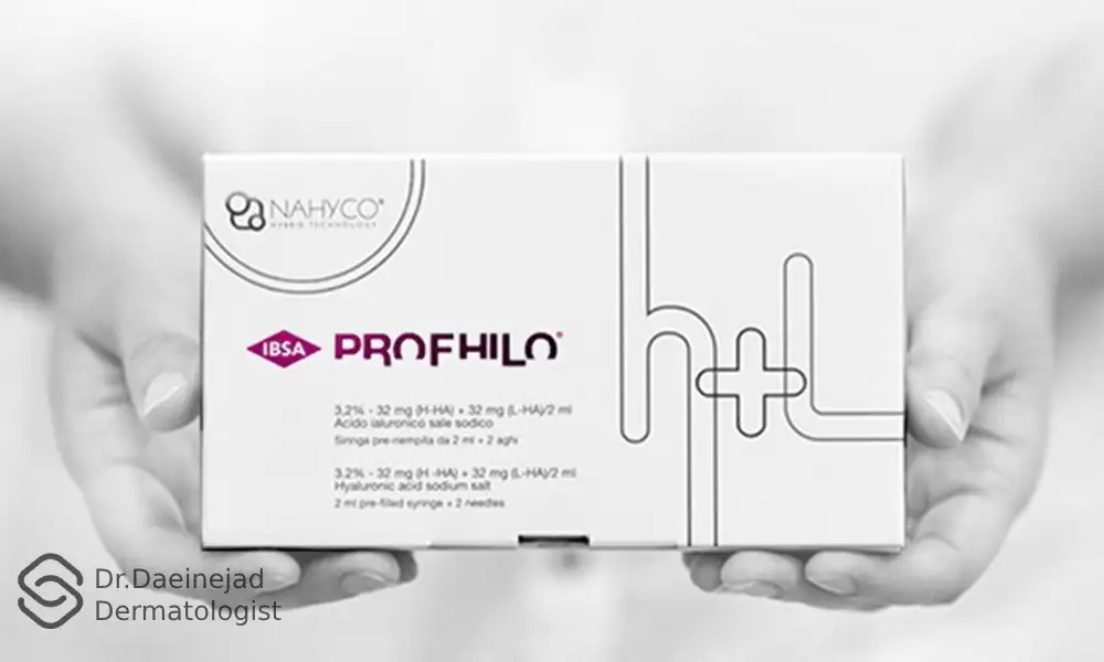 ژل پروفایلو در دستان پزشک