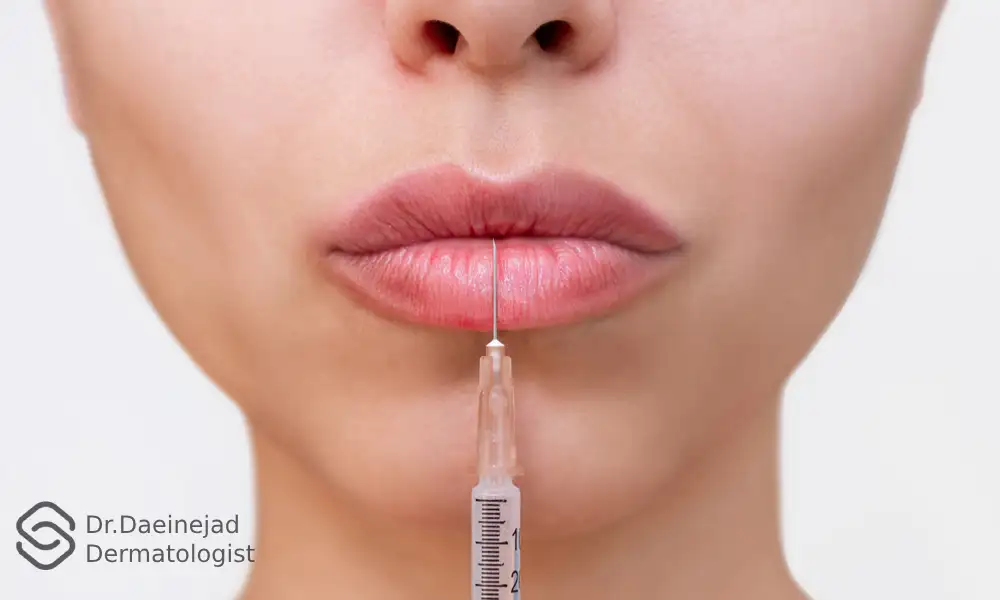 مقدار ژل لببرای داشتن لب هایی حجیم _ چند سی سی ژل لب باید تزریق کرد)